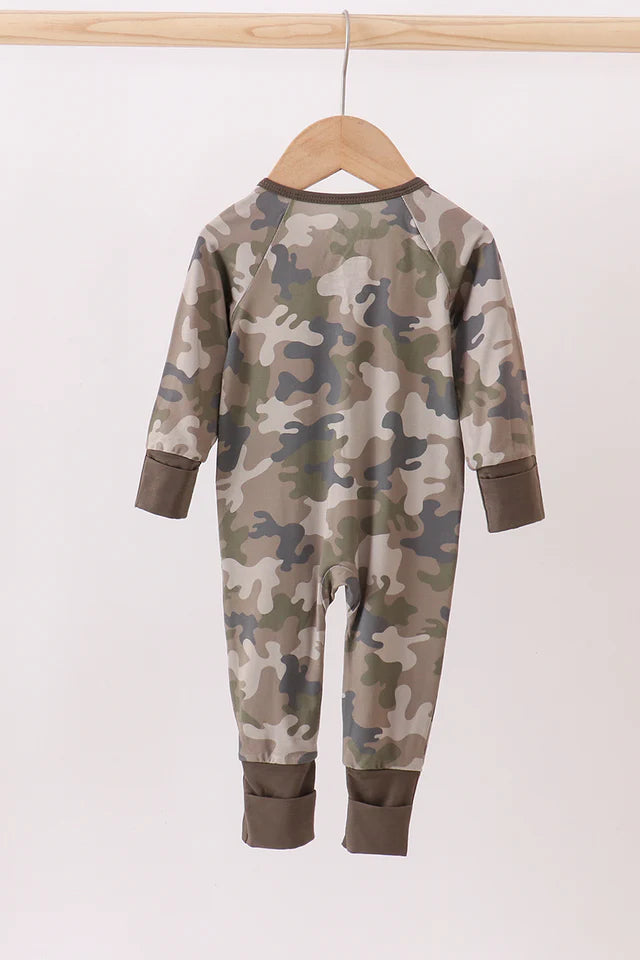 Camouflage Bamboo Romper