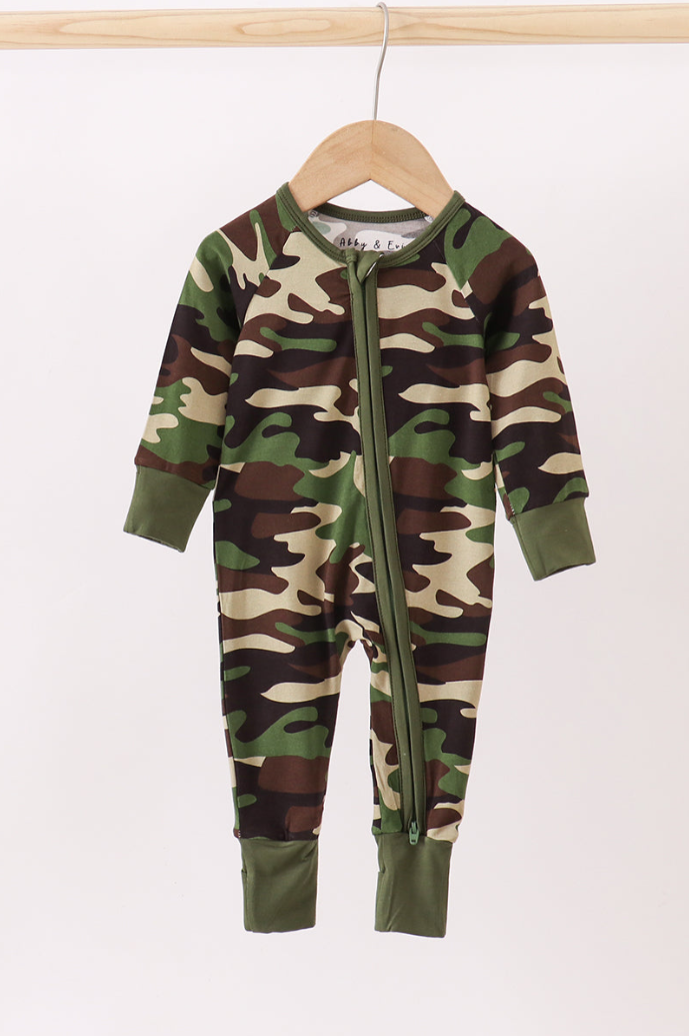 Classic Camo Bamboo Romper