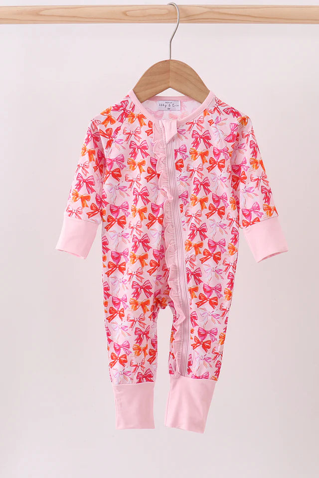 Berry Bows Bamboo Romper