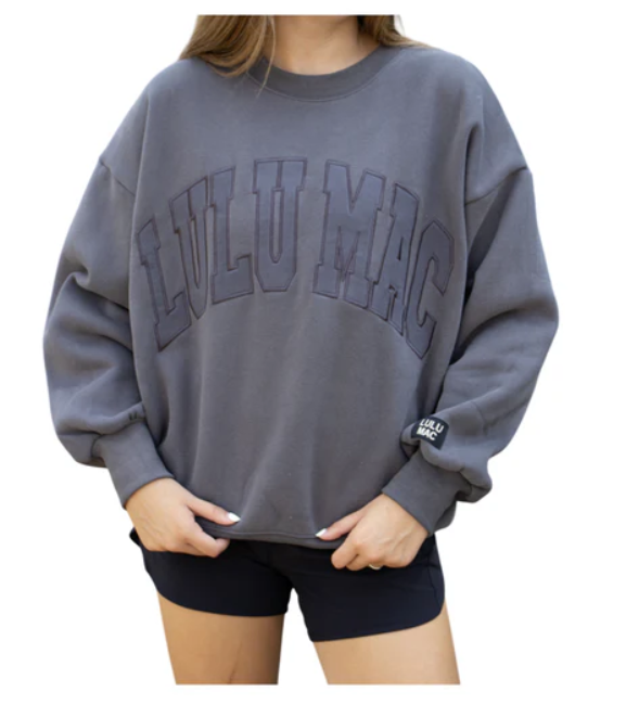Dark Grey Lulu Mac Sweatshirt