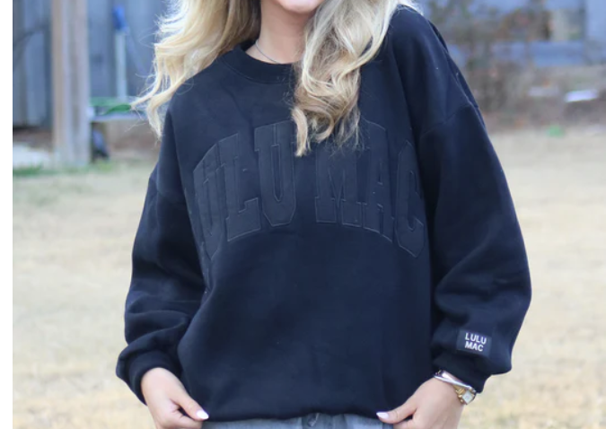 Black Lulu Mac Sweatshirt
