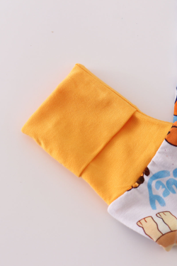 Character Print Bamboo Pajamas Romper